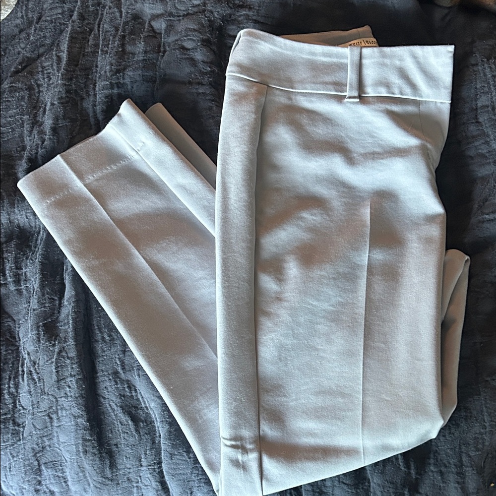 White House Black Market Light Gray Trousers